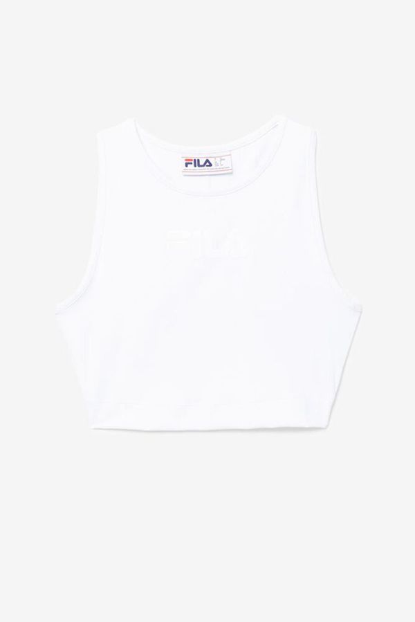 Fila Topy Damske Biele - Alva Athletic Crop Vypredaj - Slovakia 90547-SRNU